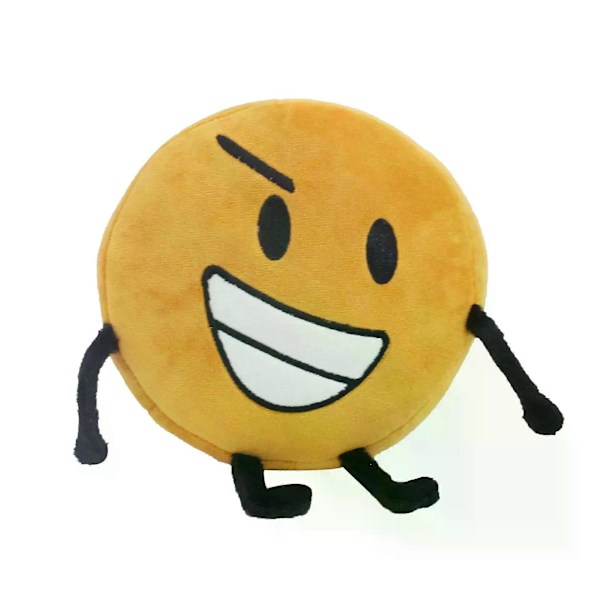 HaKeLai Ny BFDI Battle For Dream Island Plyschleksak Gosedjur Mjukt Djur X Siffror Blintz Block Markör Penna Häftapparat Pommes Frites Gåvor[YJD] Coiny 17cm
