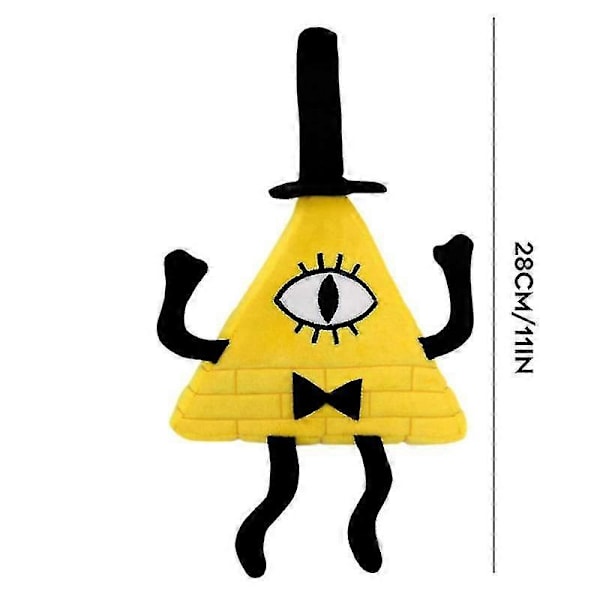 Bill Cipher Koselig Klemmekudde Plussj Stoffdyr Animasjonsfigur Stoffkudd (YJD)