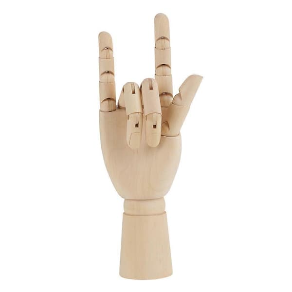 Kvinder Hånd Krop Kunstner Model Leddelt Artikulerede Træ Skulptur Mannequin Træ (#2)[YJD]