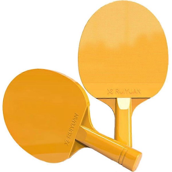 Bordtennisracket för barn, bordtennispaddlar med pong och portabla pongracketar för barn, bordtennisträning [YJD] Yellow