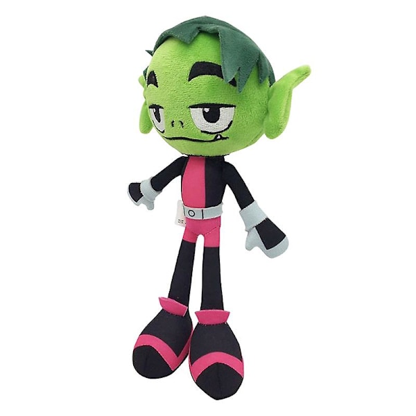 Kawaii Film Teen Titans Go Plysjdukker Leker Robin Peluche Leker Barn For Gave[HK] 25cm Beast Boy