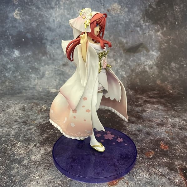 22,5 cm (ungefär 8,86 tum) hög, långhårig vacker docka i bröllopsklänning, PVC-docka samlarobjekt, anime-fangåva, lämplig för Hallowe[YJD] 1pc