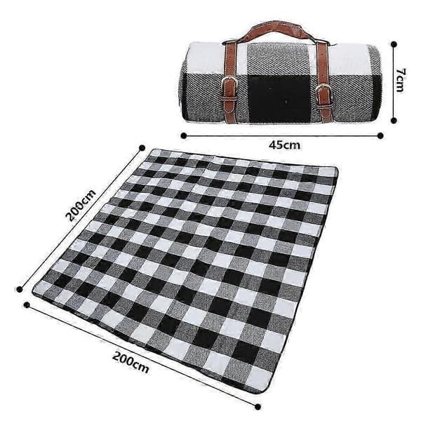 Picknickfilt, strandfilt, 200x200cm, camping, vattentät.[YJD]