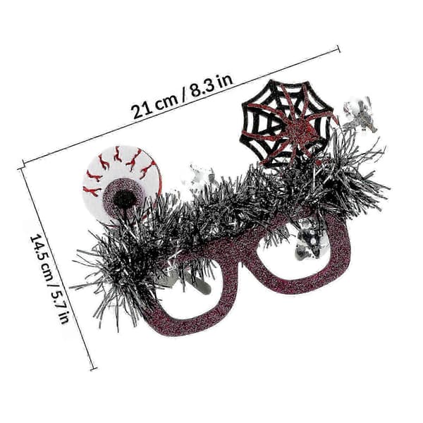 Roliga Halloween-glasögon för fest, lättviktsmaterial [YJD]