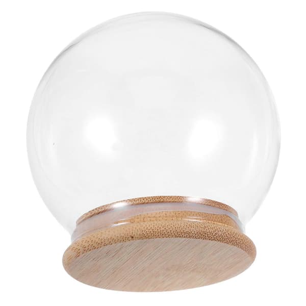 Glaskupa med bas för DIY-pyssel och heminredning, 3 st transparenta displaykupor [YJD]