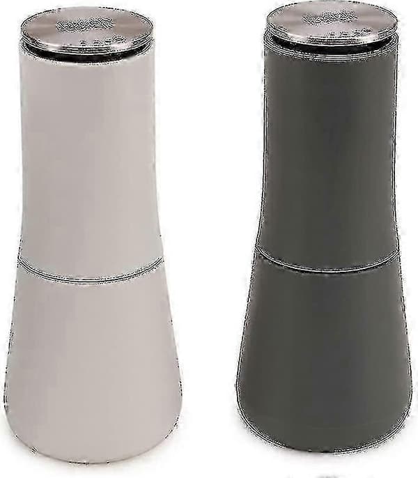 Salt- og pepperkvernsett, sølefritt, påfyllbart keramisk kvernverk, toppkvern, justerbar størrelse[YJD]