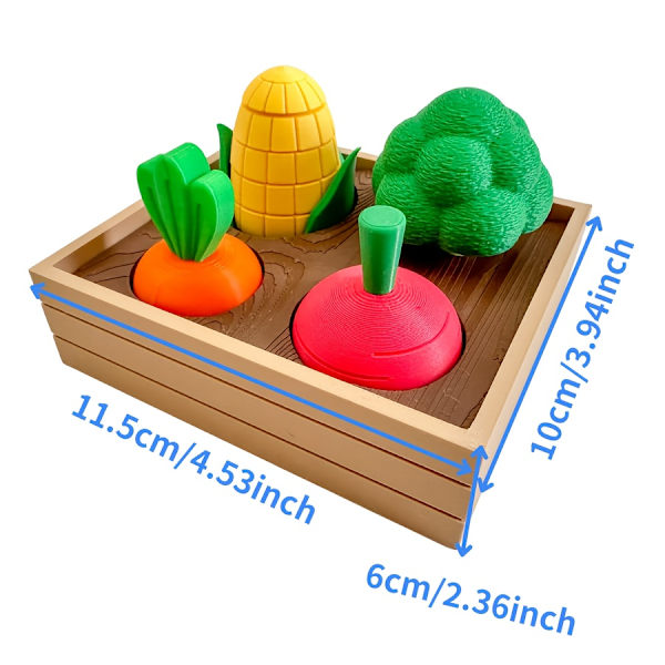 3D-printad trädgårdsfidgetleksak skrivbordsdekoration [YJD]