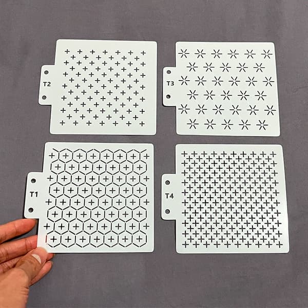 Sashiko trådar 4 trådar akrylsnöre broderigarn 2,5 mm tjockt [YJD]