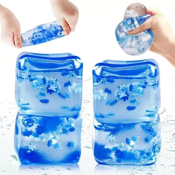 Fidgetleker for stresslindring - 8-delt Mystery Squishy Box med Kawaii-design[YJD]