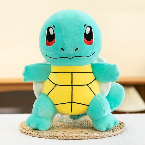 Pikachu plysjleketøy, Squirtle, Charmander, søt dukke, Bulbasaur. (DB) Squirtle 23 cm
