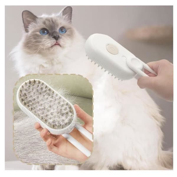 3-i-1 Katte dampbørste, Katte massager, Spraykam til katte, Katte dampbørste, Hunde- og katte dampbørste med børste (YJD)