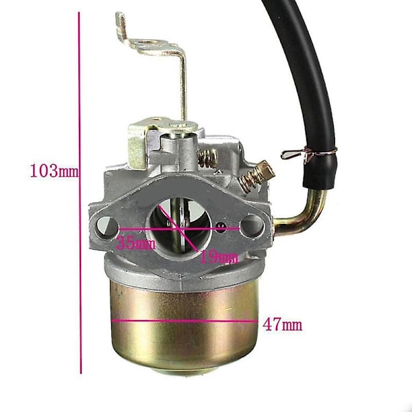 Generator Motor Karburator Carb til Robin Wisconsin Ey15 Ey20 Hjemmehave Tilbehør Forbrugsvarer (YJD) Silver