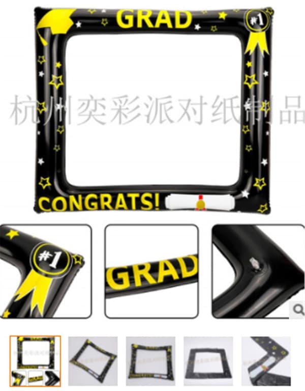 Fotorekvisitter for eksamenssesongen, Graduation[YJD] Black 63*73cm