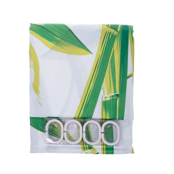 Duschdraperi - Grön - Polyester - 180 x 180 cm (YJD)