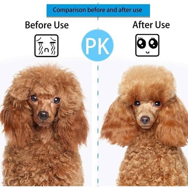 10 STK Selvrensende hunde- og kattebørste, børste til døde hår til katte og hunde, effektiv fjernelse af op til 95% af hår, lyseblå BØRSTE (YJD)