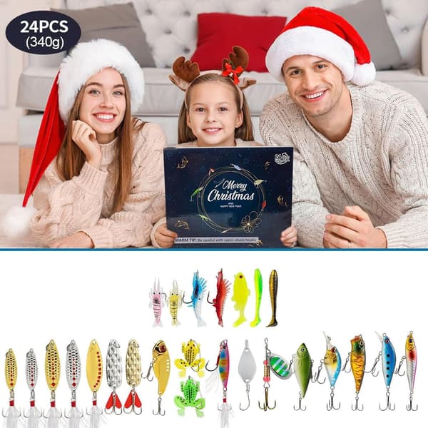 24-dagars adventskalender med fiskedrag (JYD)