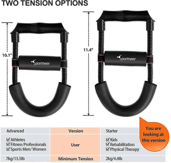 Håndleddsforsterker Underarmstrener Håndutvikler Arm Håndgrep[YJD]