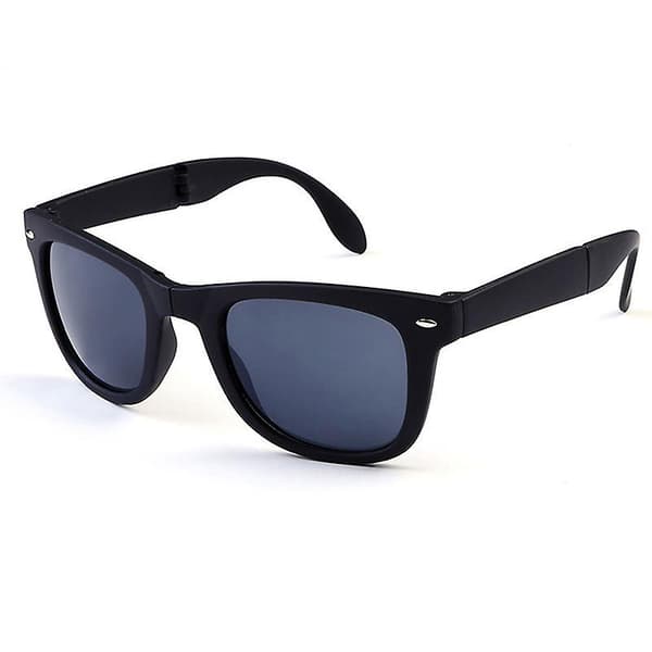 Retro Herr Dam Vikbara Solglasögon Glasögon Sport UV-skydd Solglasögon[YJD] Black Grey 1pcs