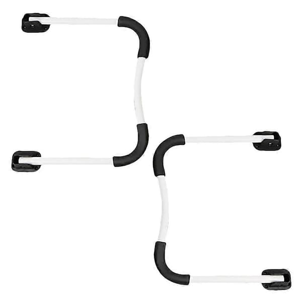 Vikbara bordsben i blandade färger, bordsben i järn för bord, 2 st, hållbar design [YJD]