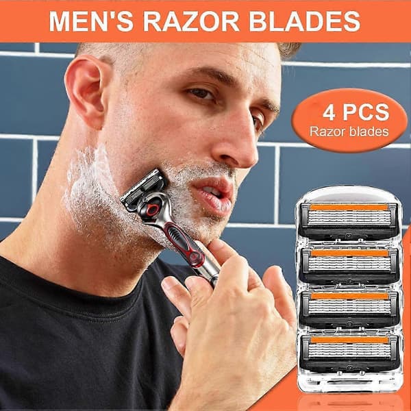 ProGlide Barberblader, 24/16/8 Erstatningsblader, ProGlide Våt Barberhøvel Herre Verdipakke[YJD] 8pcs