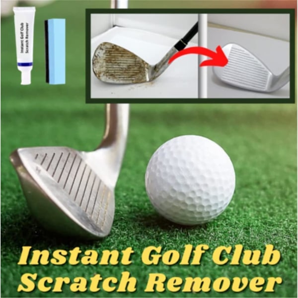 Instant Golf Club Scratch Remover, effektivt ta bort repor från golfklubbor, golfklubbrengörare (YJD)