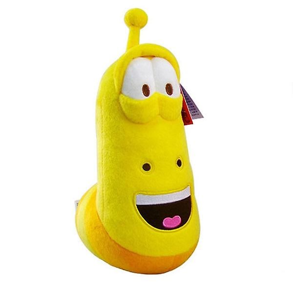 10cm Larva Plyslegetøj Gul Insekt Rød Insekt Hot Cartoon Larva Legetøj Fyldt Dukke (YJD) 11cm Yellow