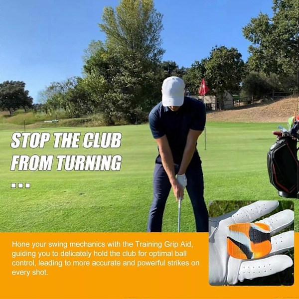 T-grepp golf Golfklubba Träningshjälpmedel, Bekväm Greppdyna för Svingträning [YJD]