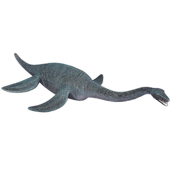 Handmålad förhistorisk Plesiosaurus-leksak, giftfri och hållbar pedagogisk figur [YJD]