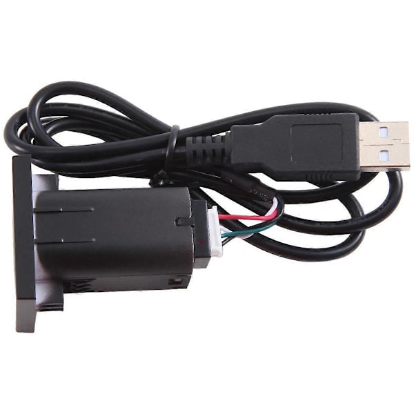Bil USB Input Adapter Audio Radio U-Disk Flash Socket Interface Kabel til Focus 2 Mk2 2009-2011[YJD] Black