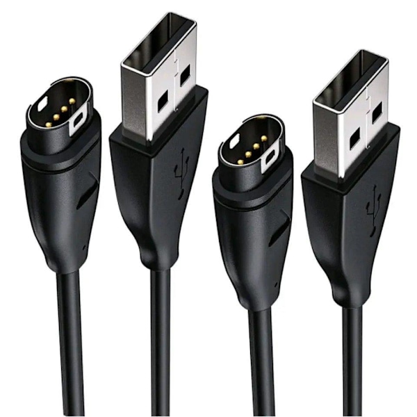 Garmin Klokke Lader Hurtiglader Universal 2 Stk Svart[YJD] Black 2 Pcs