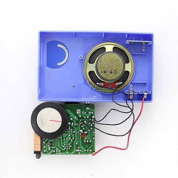 Radiomottaker 6 Transistor Skjema+Kabinett Høyttaler DIY-sett[YJD]