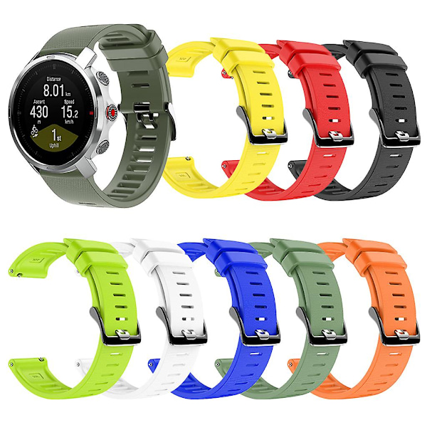 Polar Grit X:lle Silikahihna Iskunkestävä Rannekoru Hienkestävä Loop Ranneke 22mm [HK] Blue