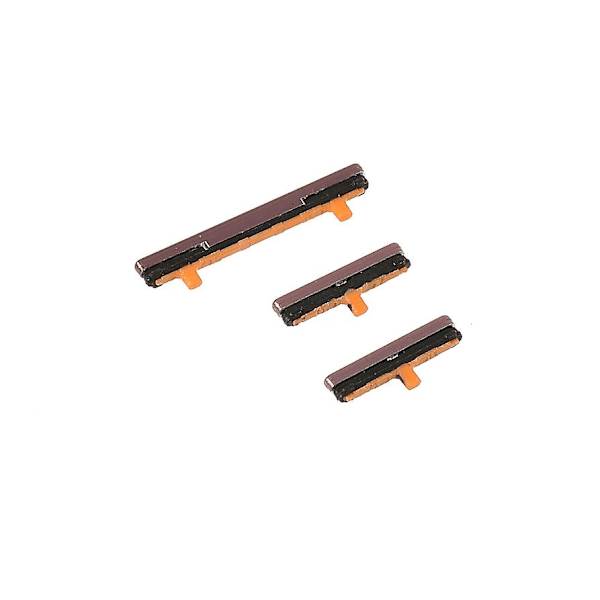 3 st/förpackning OEM-sidoknappar för Samsung Galaxy S9 G960/S9+ G965  (YJD) Purple Samsung Galaxy S9