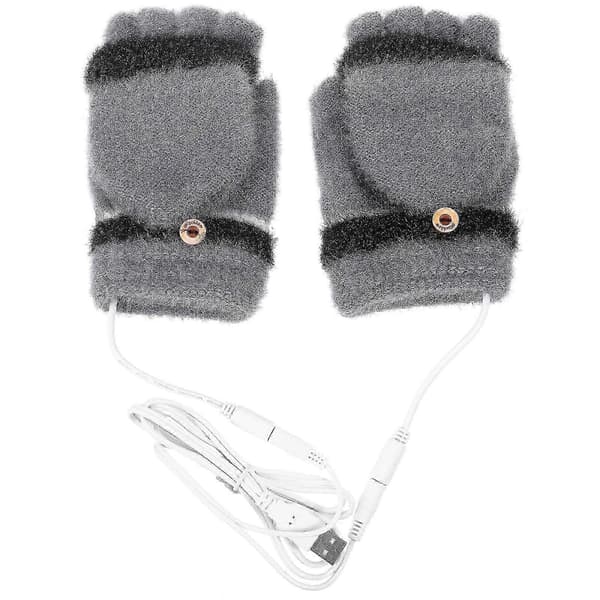 1 par vidunderlige USB-opvarmede handsker til en varm vinter, der holder dine hænder varme [YJD]