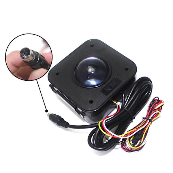 USB Arkadspel Trackball Mus Upplyst LED Rund 4.5cm USB-kontakt Skruvar FT[YJD]
