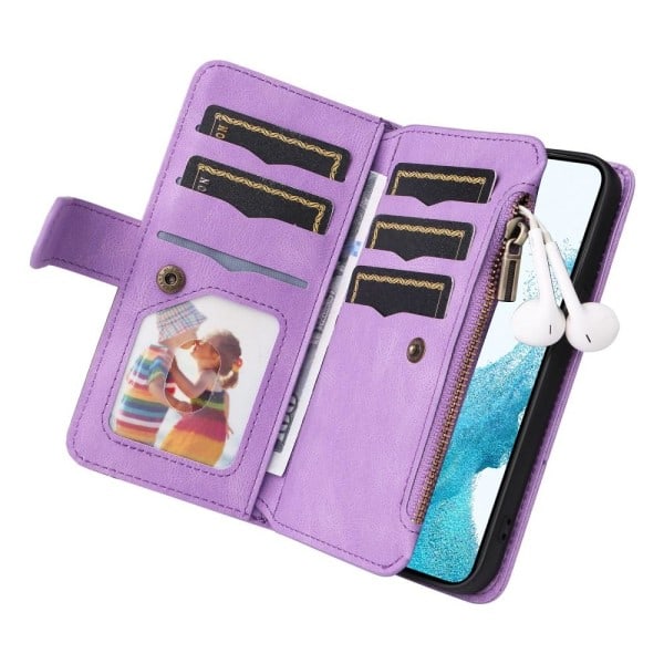 KS Lommebok-etui for Samsung Galaxy S22 - Lilla [kk]