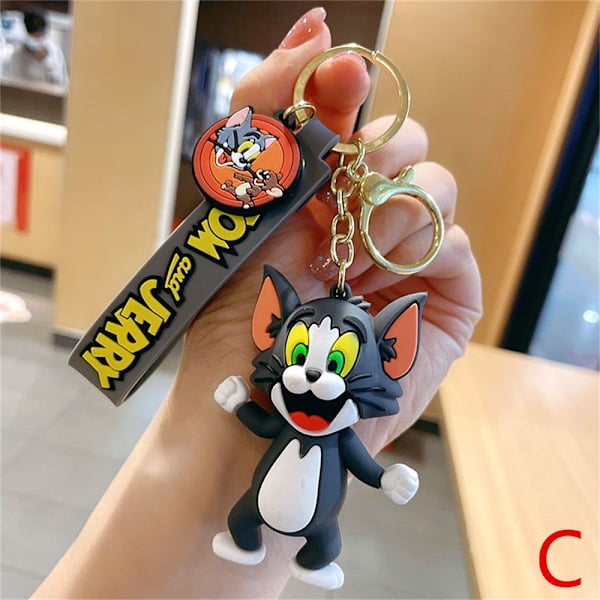 Tom og Jerry Veskeanheng Nøkkelring [kk] C
