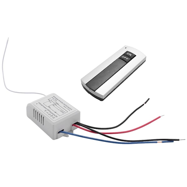 På/av 220v Trådløs Fjernkontrollbryter Digital Fjernkontrollbryter For Lampe & Lys Ht035