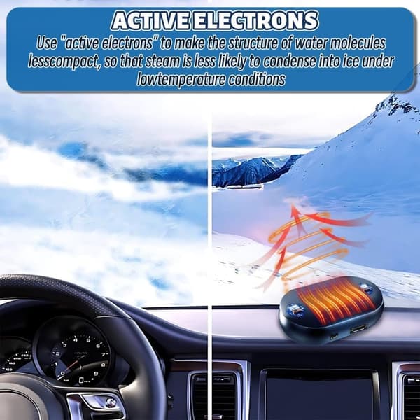 Elektrisk bilavisare 2-pack Elektromagnetisk frostskydd för bilar[YJD]