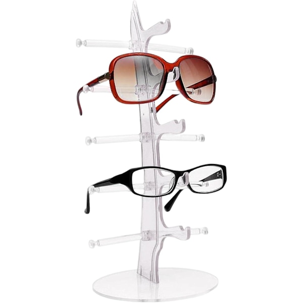5 par Solbriller Holder, Solbrille Stativ Plast Solbriller Display Transparent Briller Stativ Flere Par Til Solbriller Show