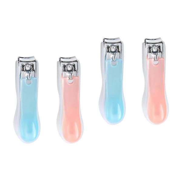 Nagelklippare i kolstål, set med 4 delar för nagelvård [YJD]