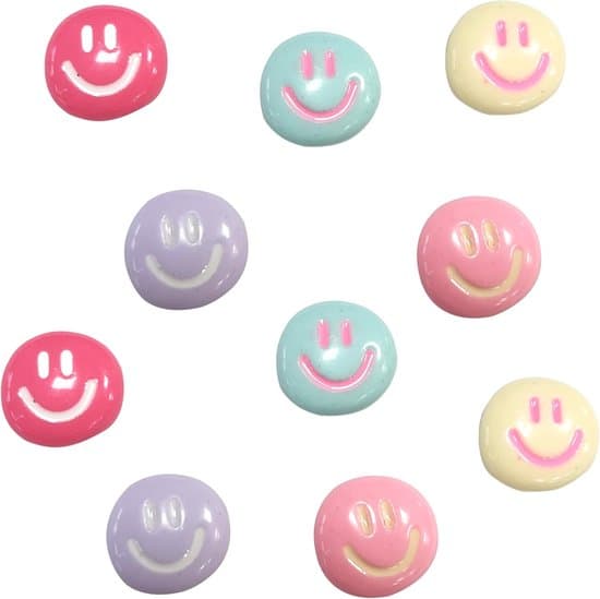 Magnetiske Noter Sæt til Børn - 30 Farverige Smileys med Stærk Klæbeevne[YJD]