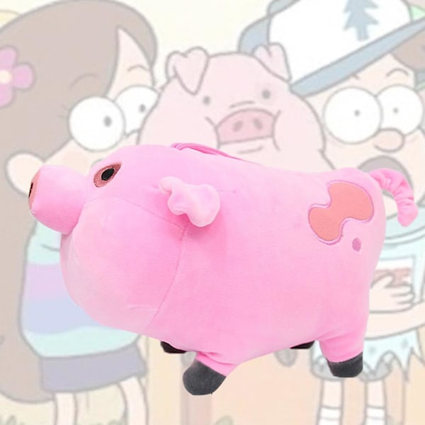 Pink Piggy Gravity Falls Omgivninger Sød og Legende Gris Blød Legetøj Gave til Drenge Piger 18cm*10cm