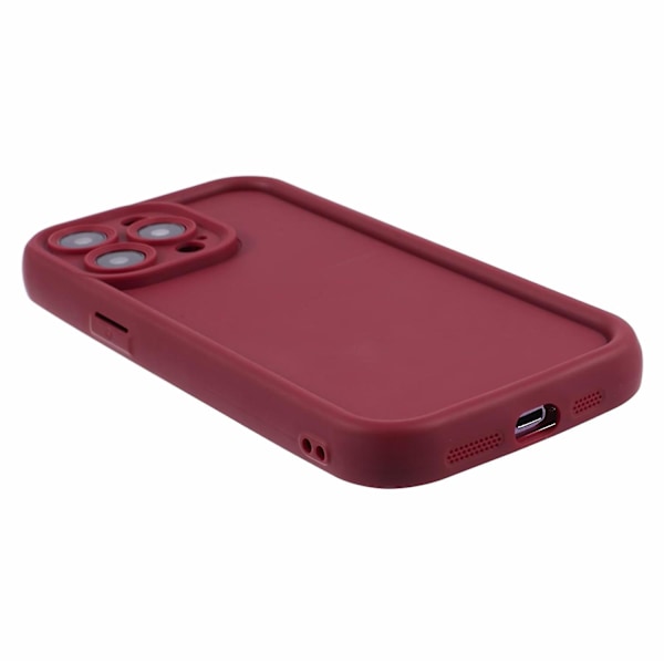 Etui til iPhone 14 Pro, Myk TPU Matt Overflatebelegg Telefondeksel (YJD) Wine red iPhone 14 Pro