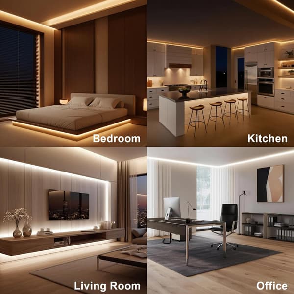 Macchiatto 10m COB Varmhvit Selvklebende Tape[YJD]