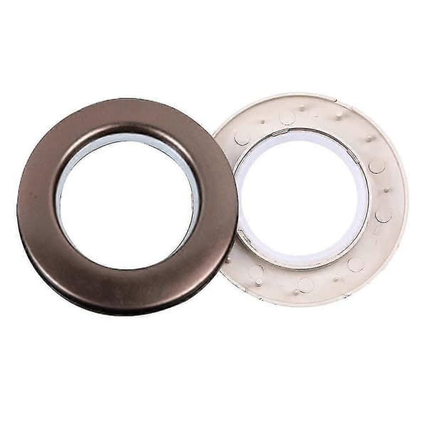 80 stk. gardinmaljer, ringklemmer indre diameter 46 mm, kobber [YJD]
