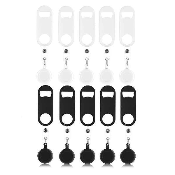 Minibar nyckel flasköppnare 10-pack med runda fjäderklämmor[YJD]
