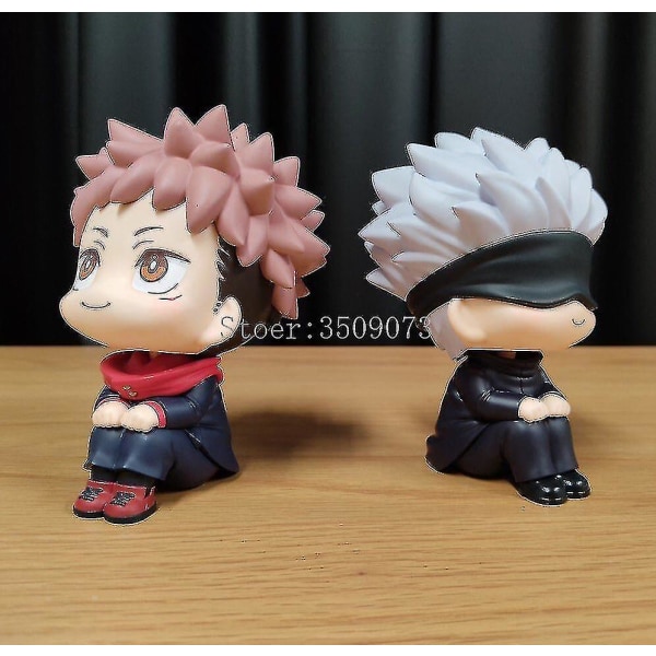 Jujutsu Kaisen Anime-hahmo Gojo Satoru Itadori Yuji Katse Ylös Toimintahahmo Jujutsu Kaisen Fushiguro Megumi Hahmo Nukenukke Lahja