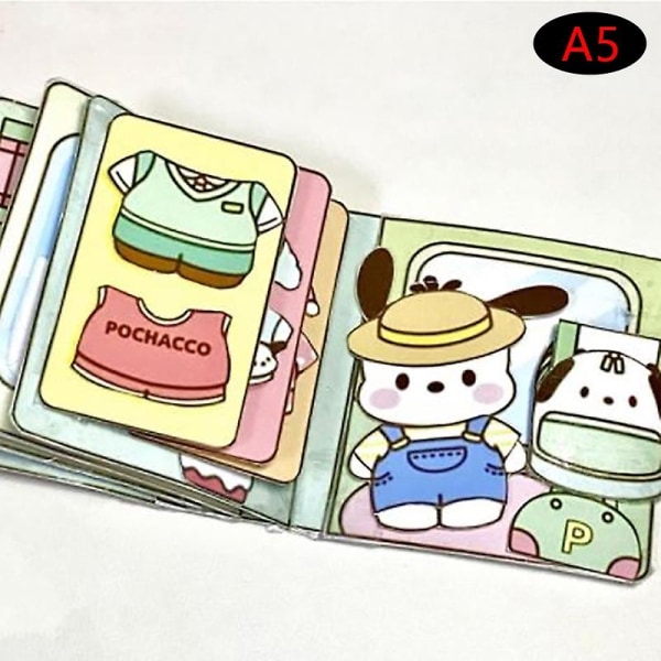 Quiet Book Sanrio Doudou Book Educational Homemade Kuromi Book Melody QuietBook (FMY) (YJD) Multicolor A5