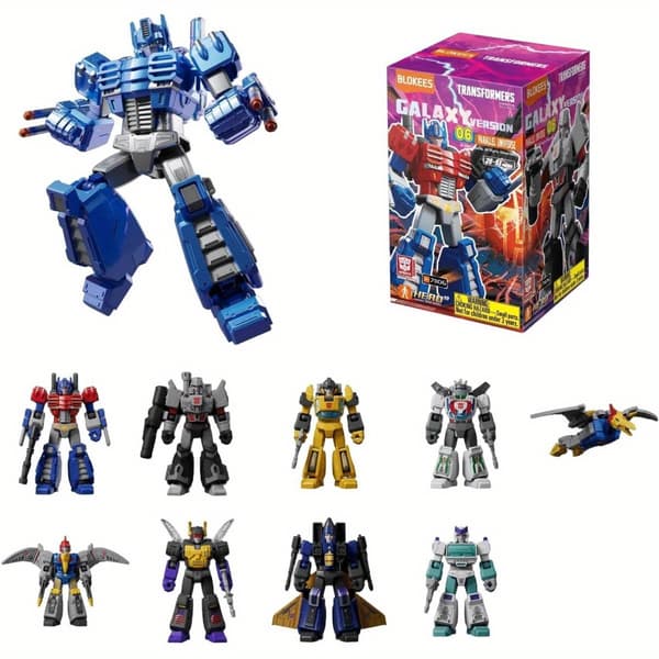 BLOKEES Transformers Galaxy Version 06 Parallel Universe | Blandet farge, ABS-materiale, Merke [YJD] 1Pc Random Box
